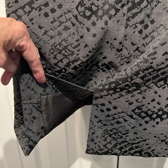 Michael Michael Kors‎ Grey/Black Sleeveless Dress Size 4 - Picture 10 of 12